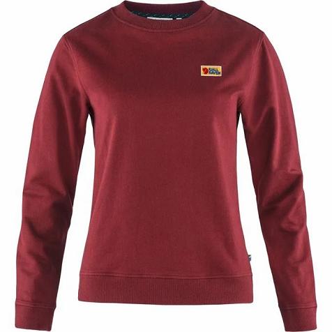 Fjällräven Vardag Sweater Red Singapore For Women (SG-117800)